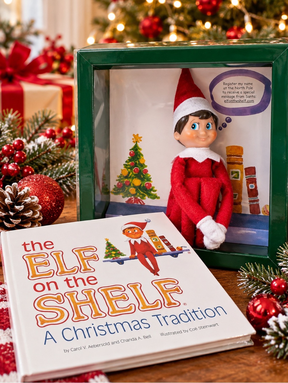 The Elf on the Shelf Scout Elf Boy 2013 Christmas Tradition Book Box Set
